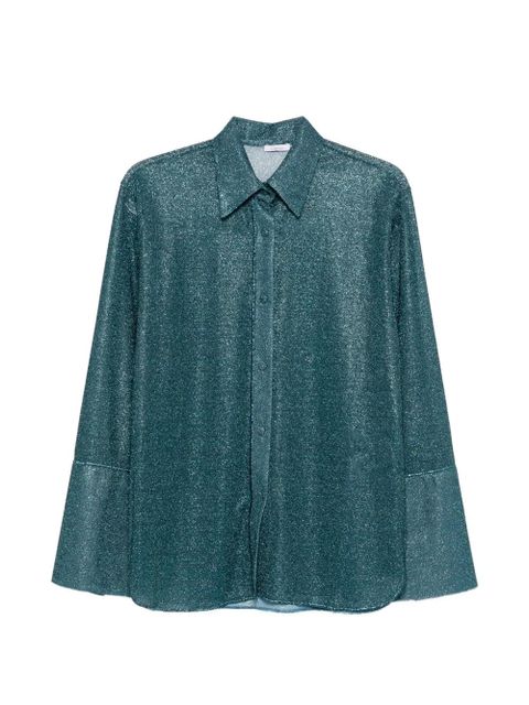 Oséree Lumière flared sleeve shirt - Green - zdjęcie produktu nr 1