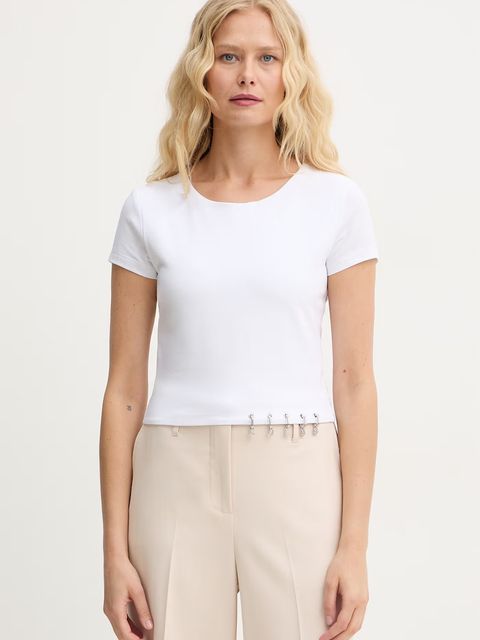 Guess t-shirt damski bawełniany ELISABETHE - zdjęcie produktu nr 2