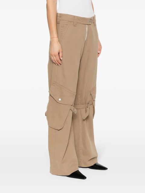 Acne Studios cotton cargo trousers - Neutrals