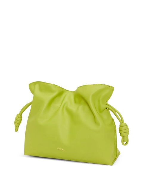 LOEWE Flamenco drawstring clutch bag - Green