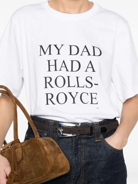 Victoria Beckham printed T-shirt - White