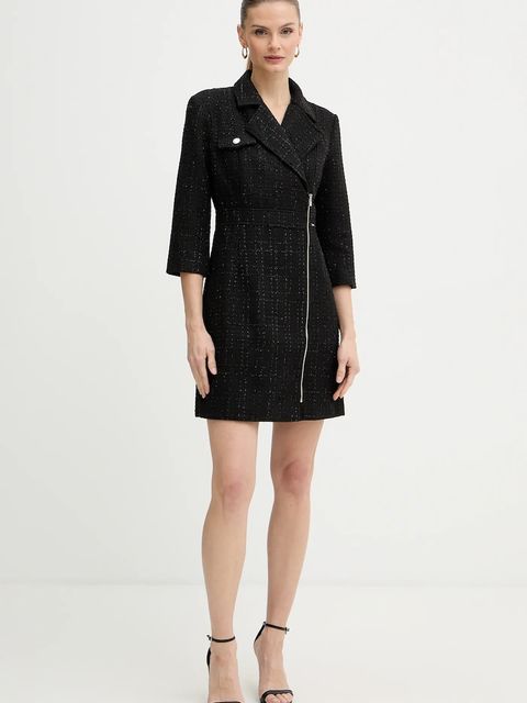 Morgan sukienka kolor czarny mini dopasowana RTIDA