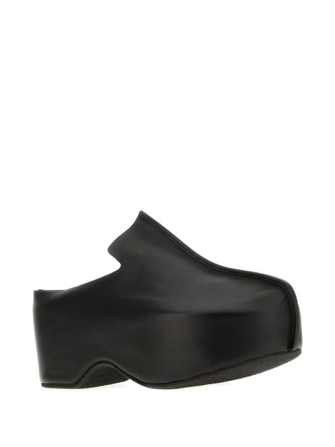 JW Anderson platform leather clogs - Black