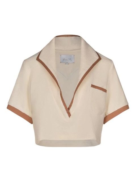 Johanna Ortiz Misty Hem T-Shirt - Neutrals - zdjęcie produktu nr 1