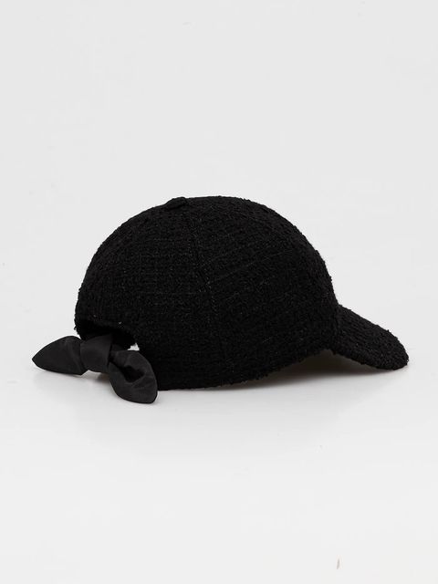 Patou czapka z daszkiem z dodatkiem wełny kolor czarny AC1110223 - zdjęcie produktu nr 2