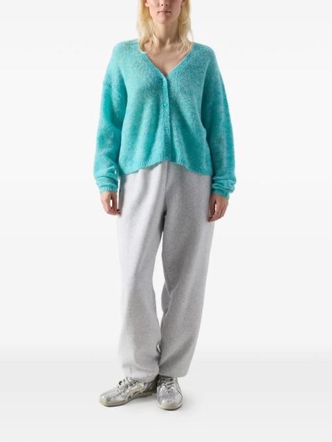 American Vintage Nuggy V-neck wool cardigan - Blue - zdjęcie produktu nr 2