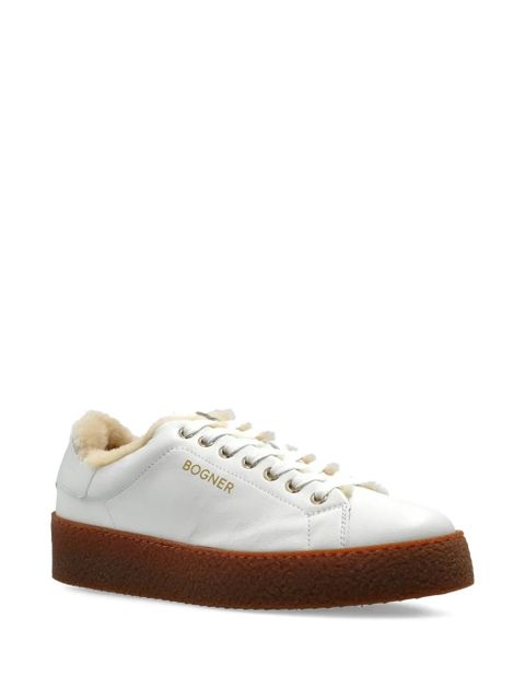 BOGNER Lucerne shearling-lined sneakers - White