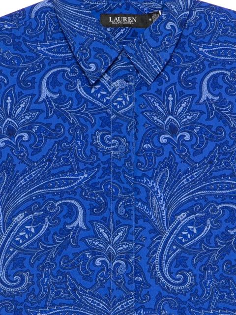 Lauren Ralph Lauren paisley button-up shirt - Blue