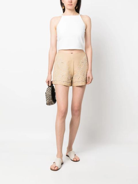 TWINSET broderie-anglaise mini shorts - Neutrals - zdjęcie produktu nr 2