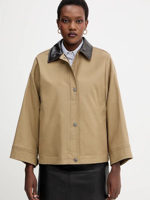 Weekend Max Mara kurtka DOREMA kolor zielony przejściowa 2525086061600 - zdjęcie produktu nr 1