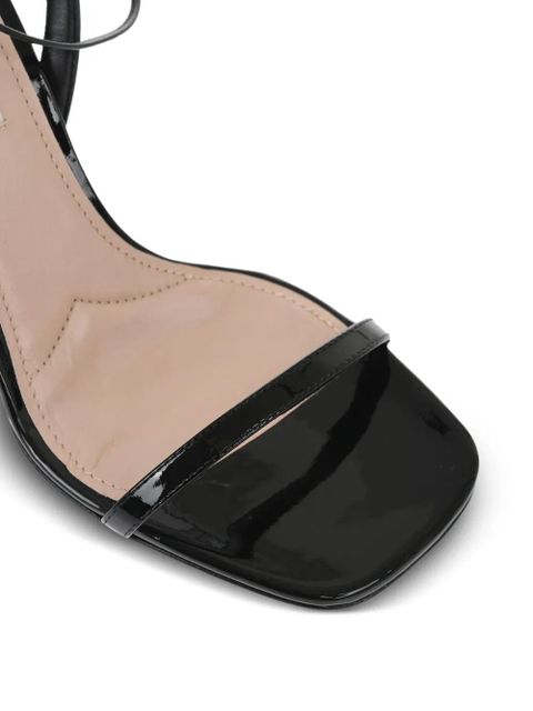 Miu Miu 105mm leather sandals - Black