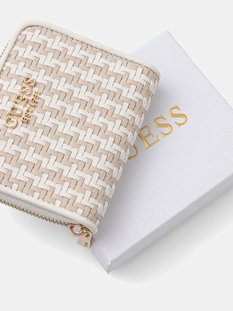 Guess portfel MIREMA damski kolor beżowy SWWG96 31137