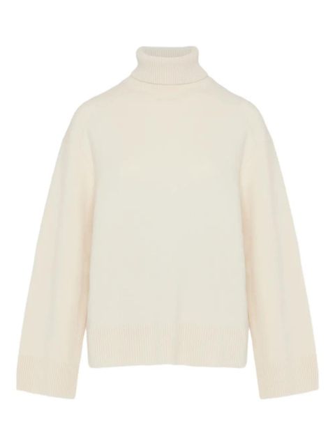 Yves Salomon turtleneck sweater - White - zdjęcie produktu nr 1