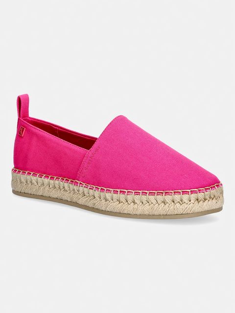 Calvin Klein espadryle damskie OBLIQUE ESPADRILLE CANVAS - zdjęcie produktu nr 1