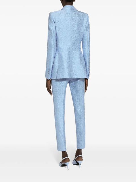 Dolce & Gabbana DNA floral motif blazer - Blue