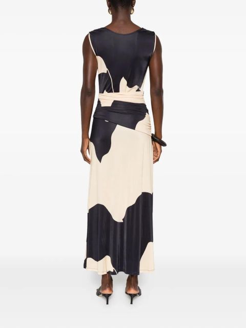 Johanna Ortiz Horizonte Mistico midi dress - Neutrals