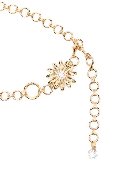 Maje flower zirconia chain belt - Gold - zdjęcie produktu nr 2