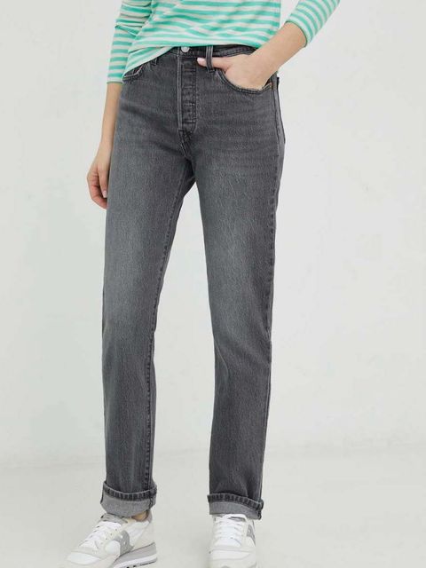 Levi's jeansy 501 damskie high waist - zdjęcie produktu nr 1