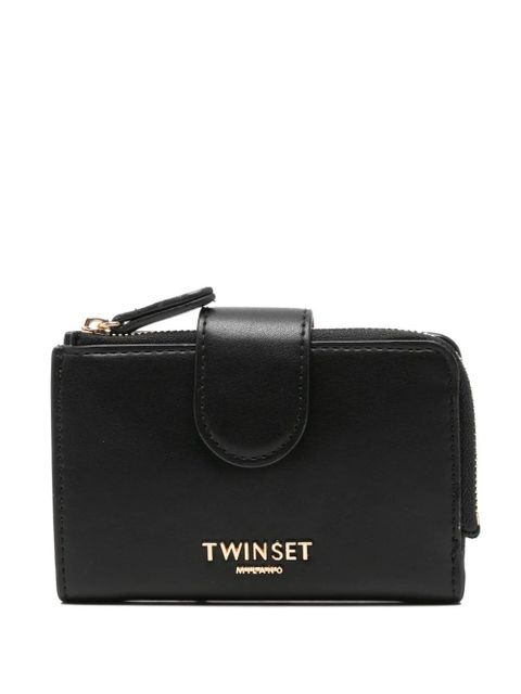 TWINSET logo-appliqué wallet - Black - zdjęcie produktu nr 1