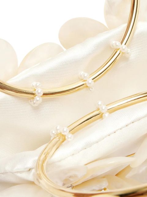 Vanina floral-appliqué tote bag - Neutrals