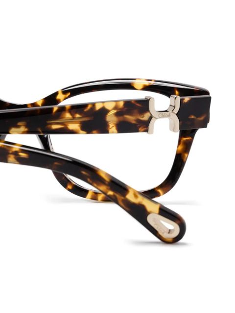 Chloé Eyewear square-frame glasses - Brown