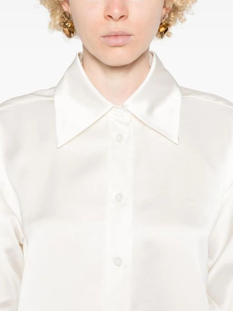Jil Sander box-pleat shirt - White
