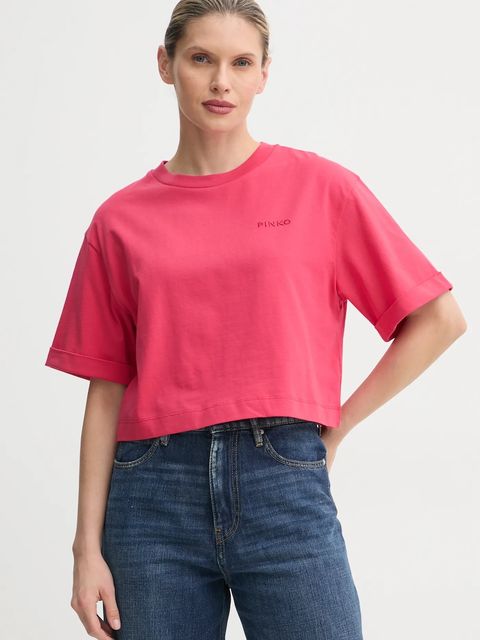 Pinko t-shirt bawełniany - zdjęcie produktu nr 1