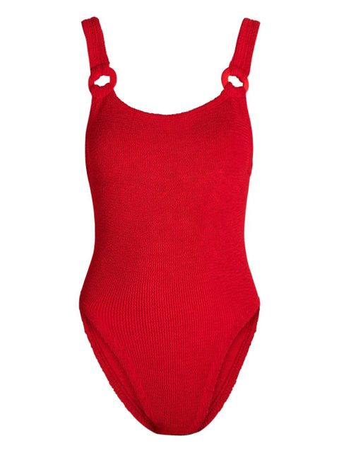 Hunza G ring strap swimsuit - Red - zdjęcie produktu nr 1