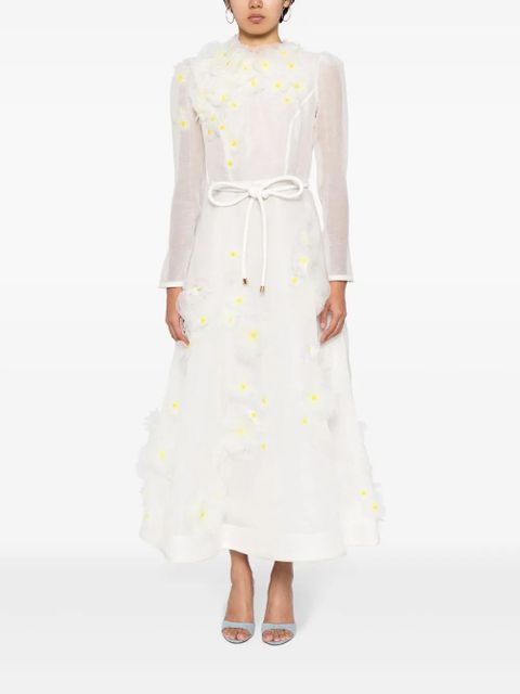 ZIMMERMANN Matchmaker Daisy midi dress - White