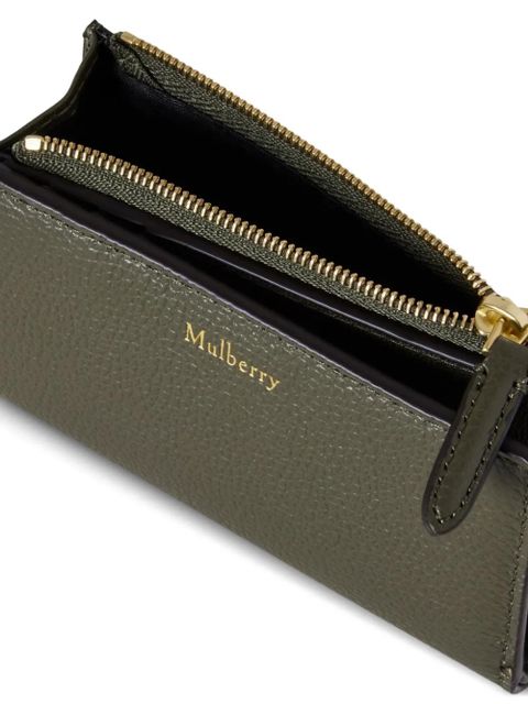 Mulberry zip-pocket wallet - Green