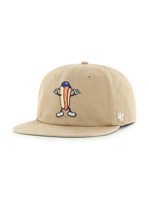 47 brand czapka z daszkiem bawełniana MLB Los Angeles Dodgers kolor zielony B-CARRL12GWP-KH - zdjęcie produktu nr 1