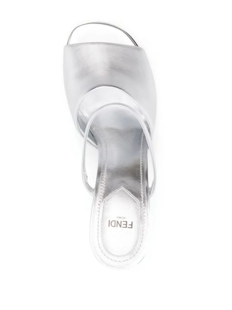 FENDI 115mm Fendi First sandals - Silver