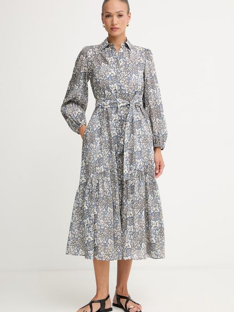 Weekend Max Mara sukienka letnia bawełniana OBOLI - zdjęcie produktu nr 1