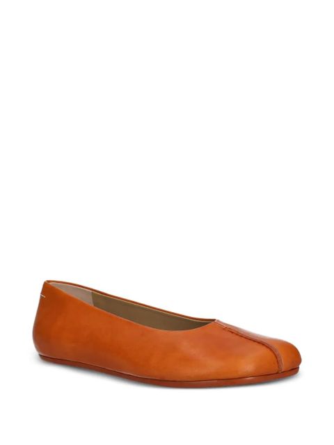MM6 Maison Margiela stitch-out ballerinas - Orange