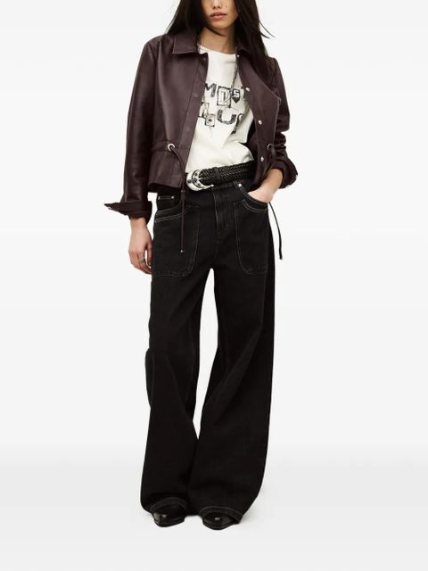 Ba&Sh Manita drawstring jacket - Red - zdjęcie produktu nr 2