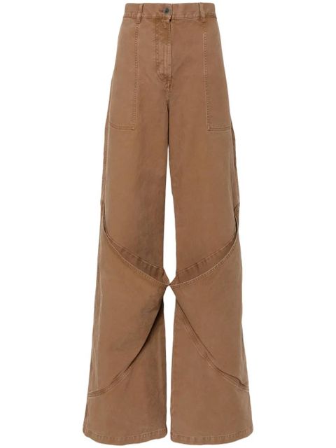 The Attico Long trousers - Brown - zdjęcie produktu nr 1