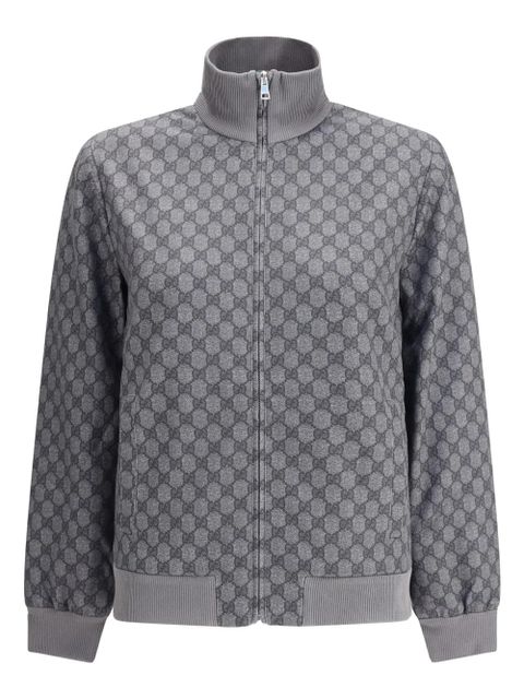 Gucci GG-monogram zip jacket - Grey - zdjęcie produktu nr 1