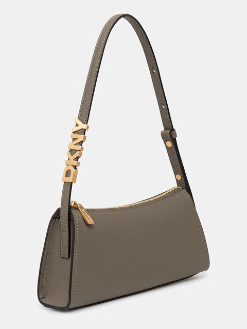 Dkny torebka skórzana kolor zielony R433YG57 - zdjęcie produktu nr 2