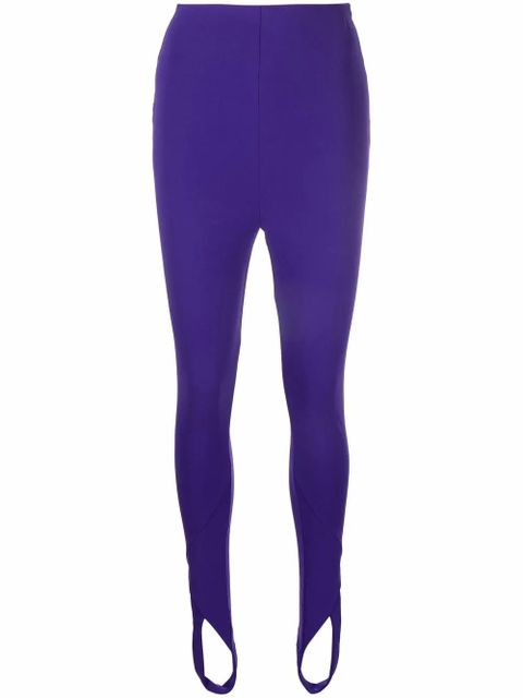 The Attico high-waisted stirrup leggings - Purple - zdjęcie produktu nr 1