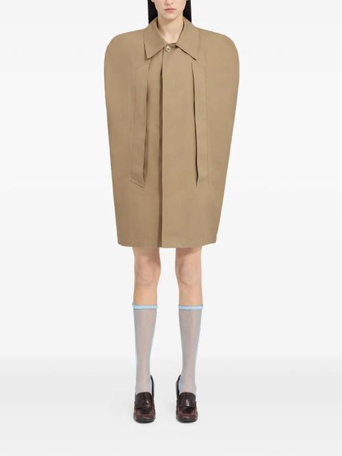 MM6 Maison Margiela cotton coat - Brown