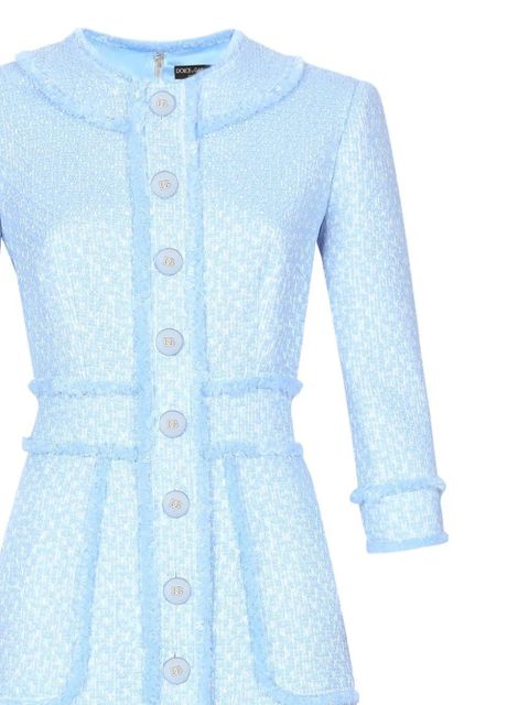 Dolce & Gabbana DNA A-line tweed dress - Purple - zdjęcie produktu nr 2