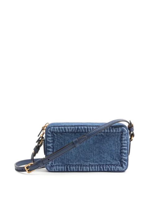Valentino Garavani mini Alltime denim shoulder bag - Blue