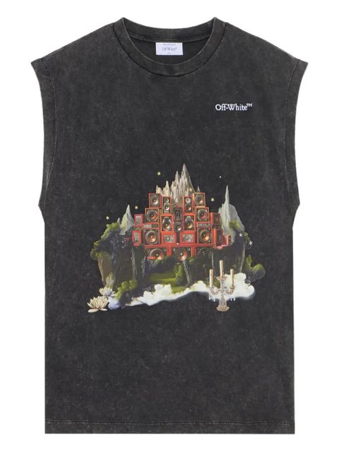 Off-White landscape arrow tank top - Grey - zdjęcie produktu nr 1