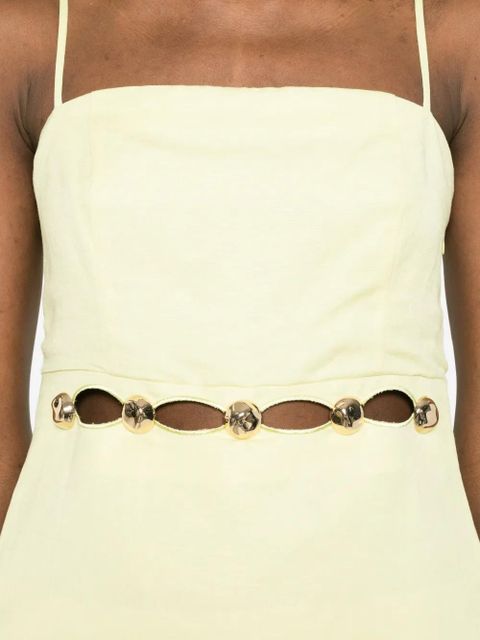 Simkhai cut-out embellished top - Yellow