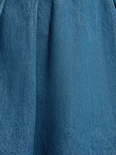 Givenchy belted waist denim dress - Blue