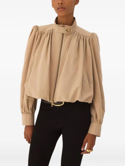Chloé gathered jacket - Neutrals