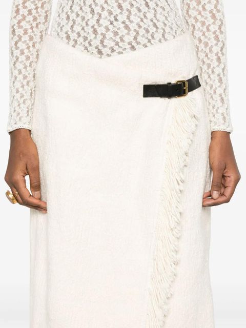 ISABEL MARANT Galla skirt - Neutrals