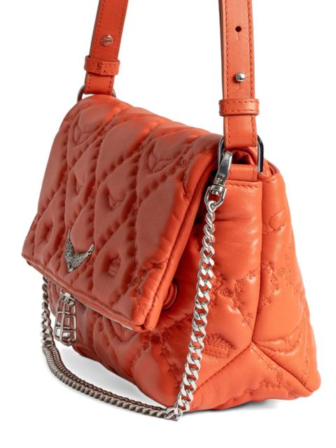 Zadig&Voltaire quilted chain shoulder bag - Orange