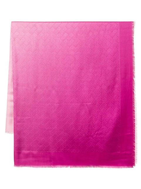 Ferragamo monogram jacquard stole - Pink