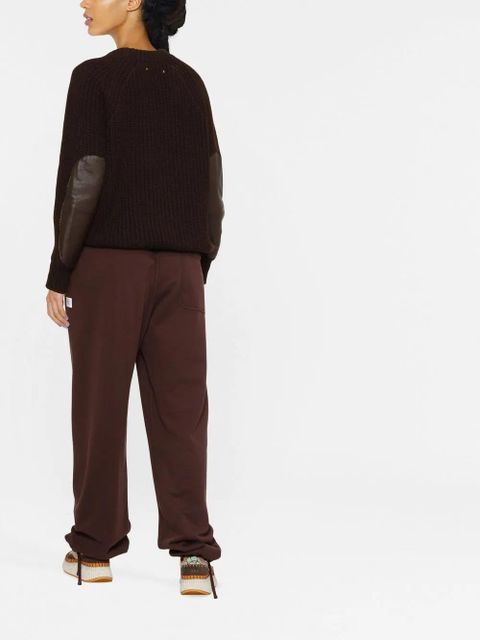 Golden Goose elbow-patch ribbed-knit jumper - Brown - zdjęcie produktu nr 2